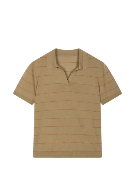Gulerat tricou polo Jnby verde