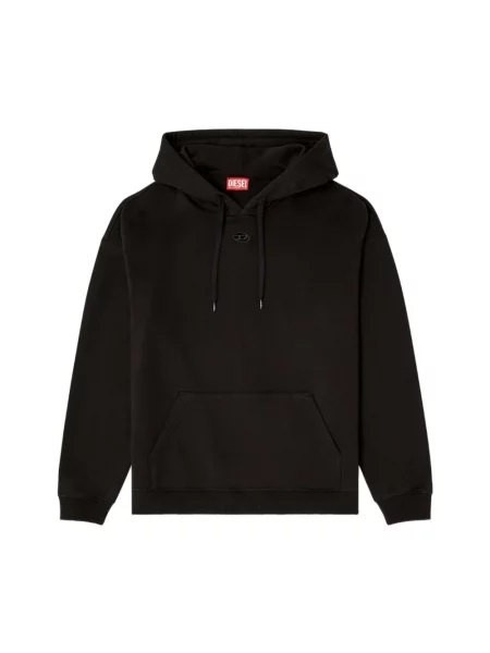 Bluza z kapturem Diesel czarna