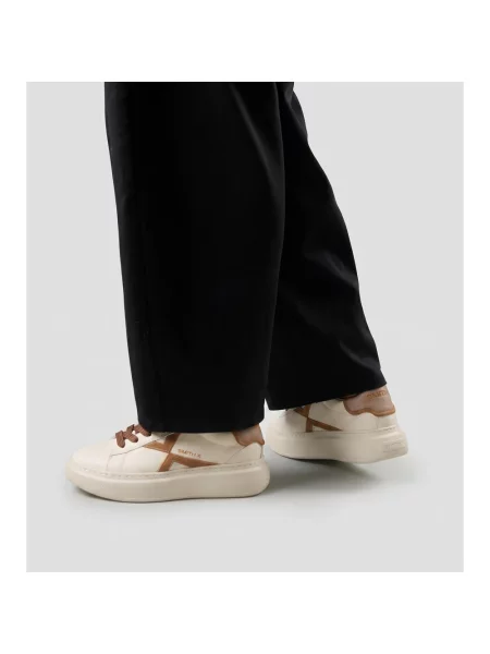 Sneakersy Alexander Smith skórzane białe
