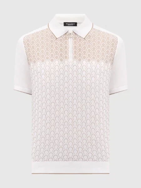 Поло Stefano Ricci белое