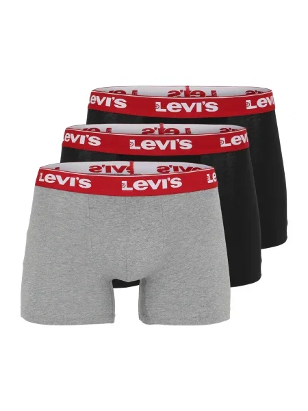 LEVI'S ® Boxeri gri amestecat / roșu / negru / murdar alb