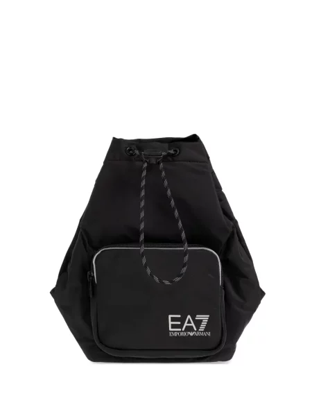 Șnur de strângere rucsac Ea7 Emporio Armani negru