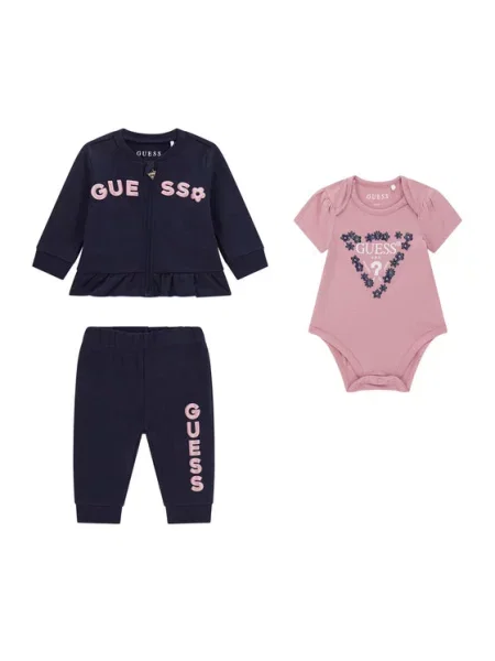 Guess Pulóver Body és melegítőnadrág szett Sötétkék