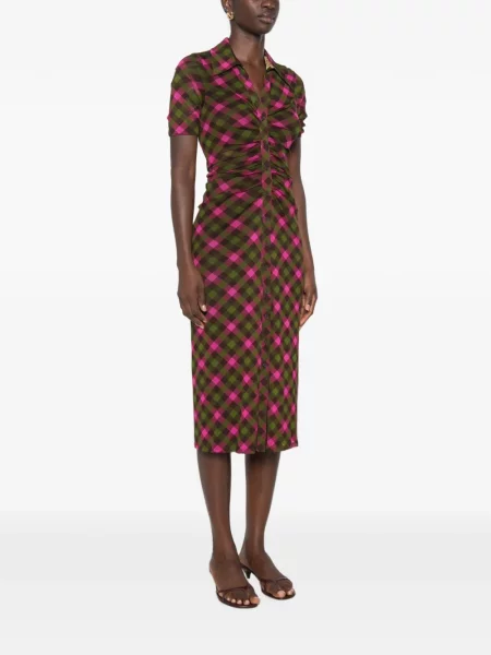 Rochie midi Dvf Diane Von Furstenberg cu imagine verde