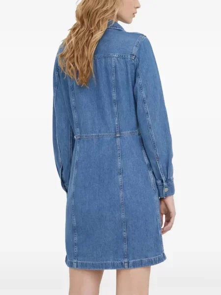 Curea Levi's® cu broderie cu cataramă cu dungi albastru