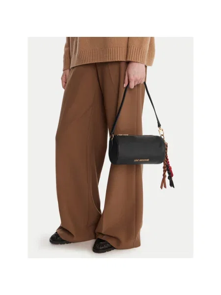 Torebka Love Moschino skórzana czarna