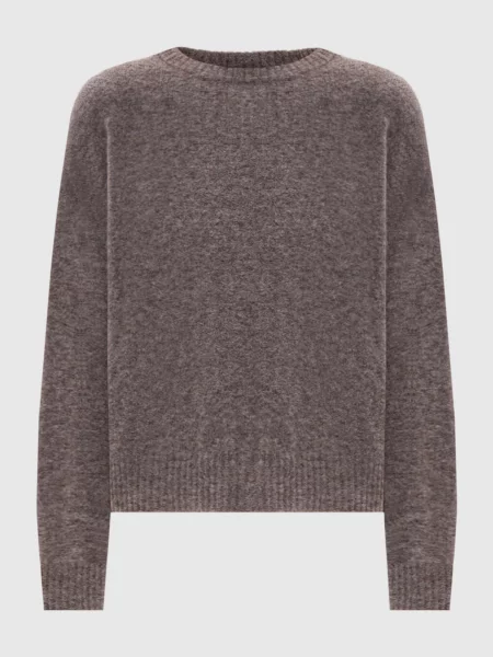 Свитер Max Mara Weekend из альпаки коричневый
