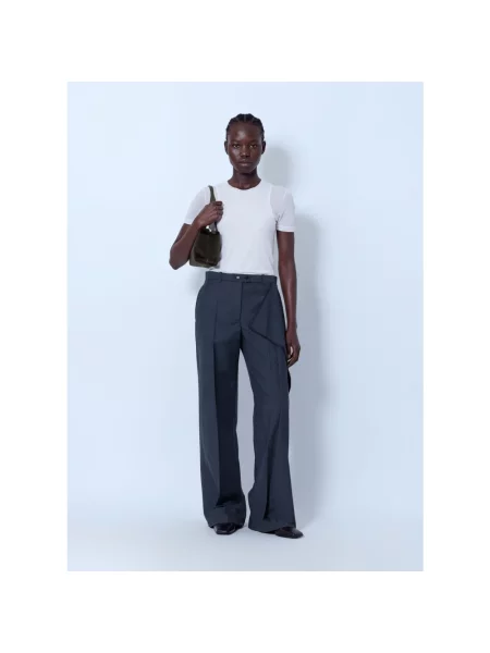 Spodnie Jil Sander szare