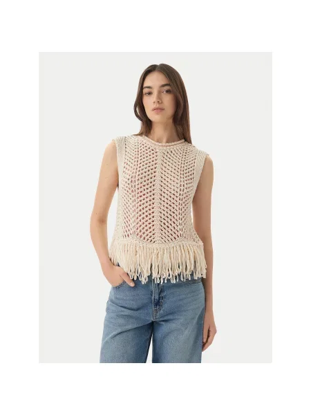 ONLY Топ Kimmie Regular Fit бежевий