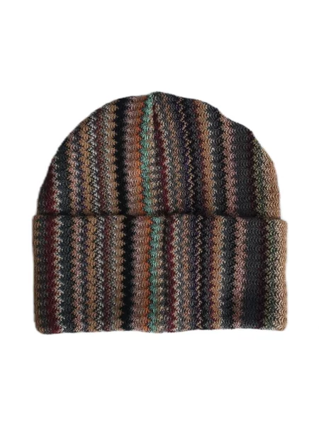Czapka Missoni w geometryczne wzory