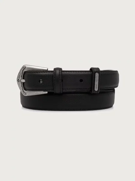 Zadig&Voltaire curea pentru femei din piele JIM negru
