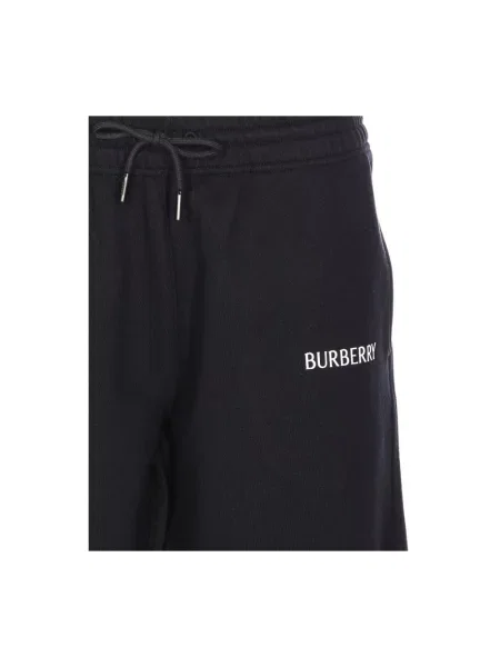 Spodnie Burberry z dżerseju czarne