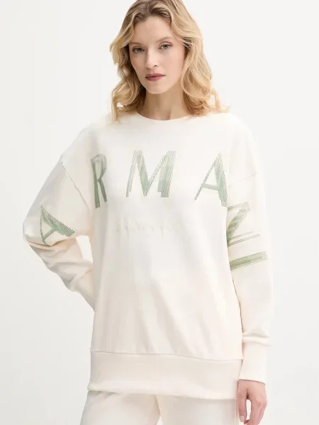 Суитчър Armani Exchange с апликация бежово