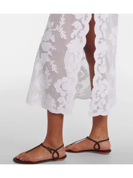 Rochie Juliet Dunn transparente alb