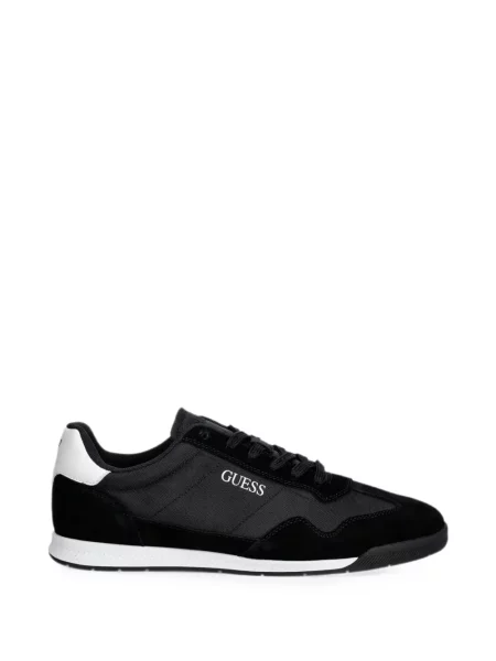 Sneakerși Guess cu imagine negru