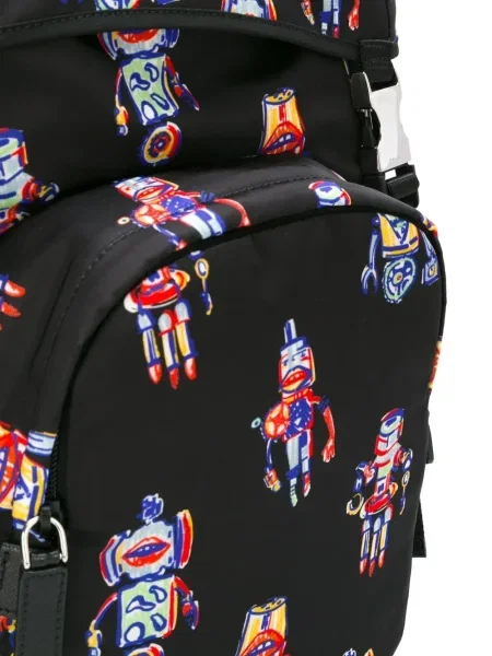 Rucsac Prada cu imagine negru