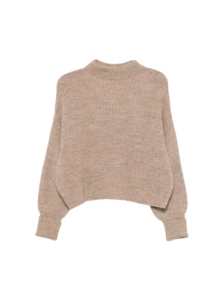 Sweter z golfem Closed beżowy
