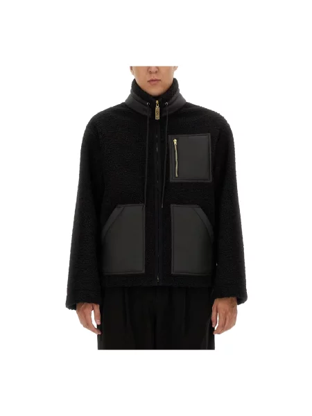 Kurtka Moschino z logo czarna