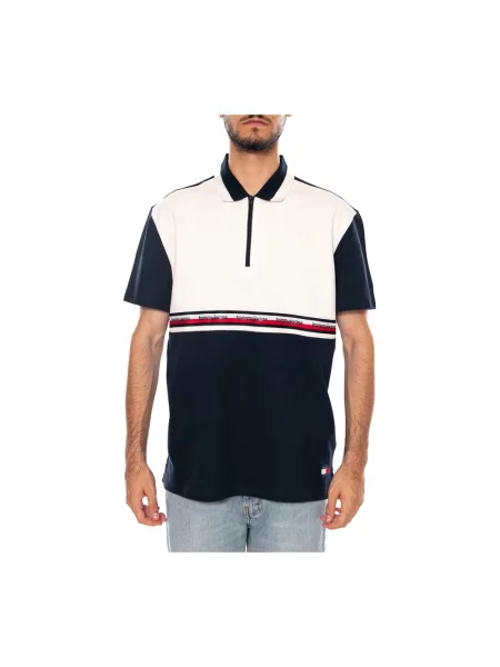 Koszulka polo Tommy Hilfiger niebieska