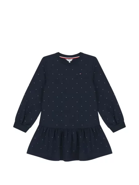 Sukienka dziecięca Tommy Hilfiger niebieska