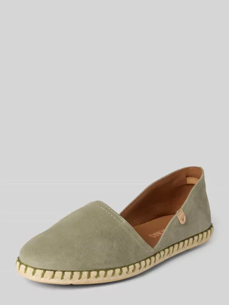 Espadryle ze skóry z naszywką z logo model CARMEN' Verbenas