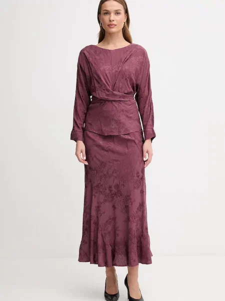 Блузка Hoss Intropia візерунок фіолетовий