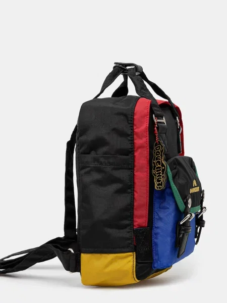 Однотонный маленький мини рюкзак Doughnut черный