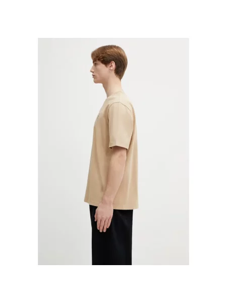 Maison Kitsuné t-shirt Dressed Fox beżowa