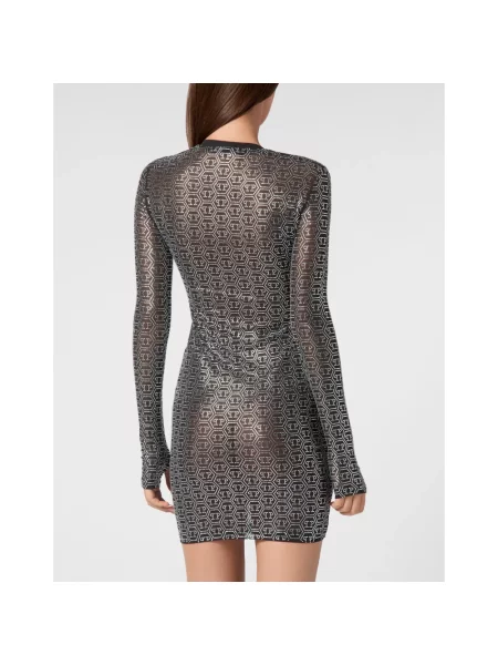 Krótka sukienka Philipp Plein czarna