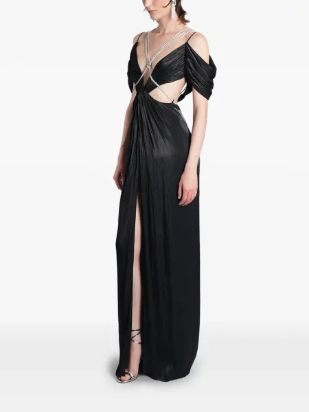 Rochie maxi Costarellos negru