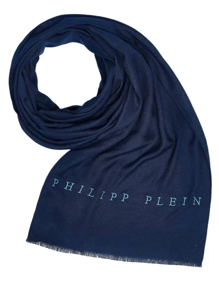 Philipp Plein Κασκόλ σκούρο μπλε