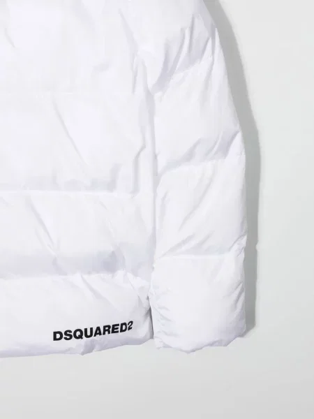 Kurtka dziecięca Dsquared2 biała