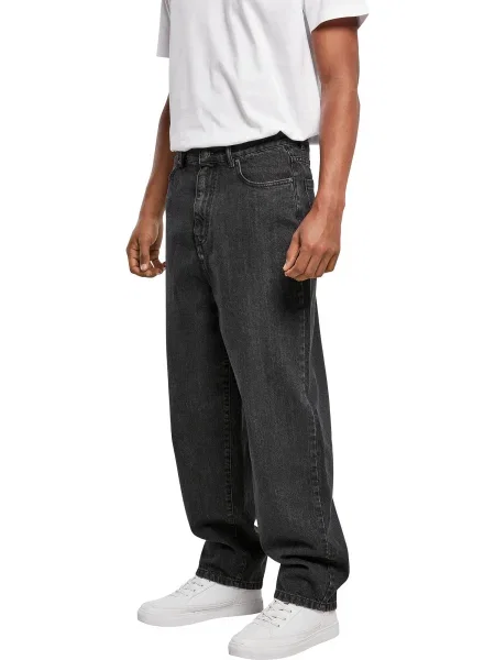 Urban Classics Kavbojke denim črn
