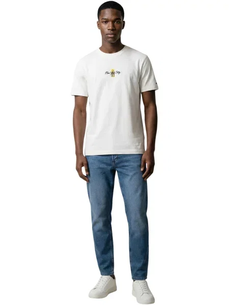 Majica Tommy Hilfiger Jeans bež