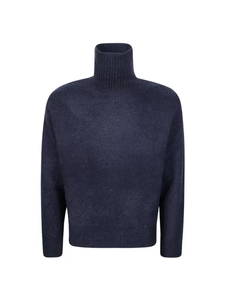 Sweter Paolo Pecora wełniany niebieski