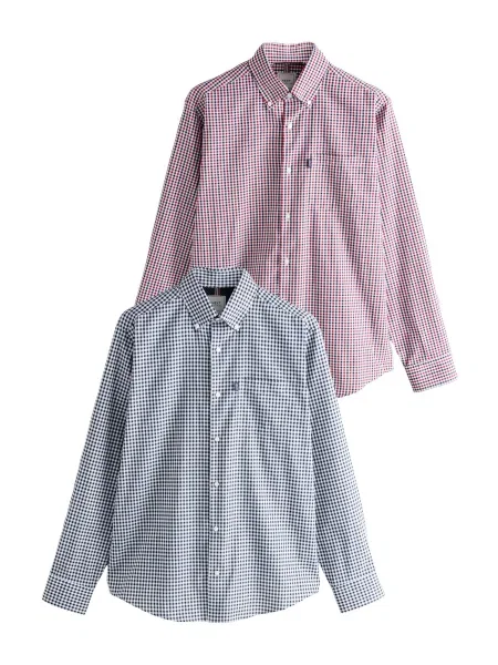 Next Košile námořnická modř / červená bílá