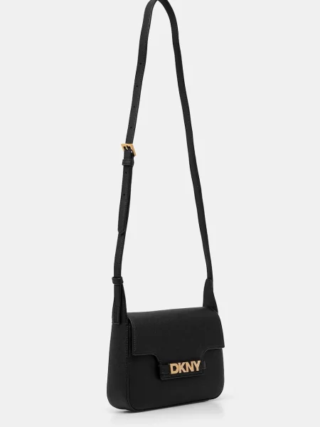 Torebka crossbody Dkny skórzana czarna