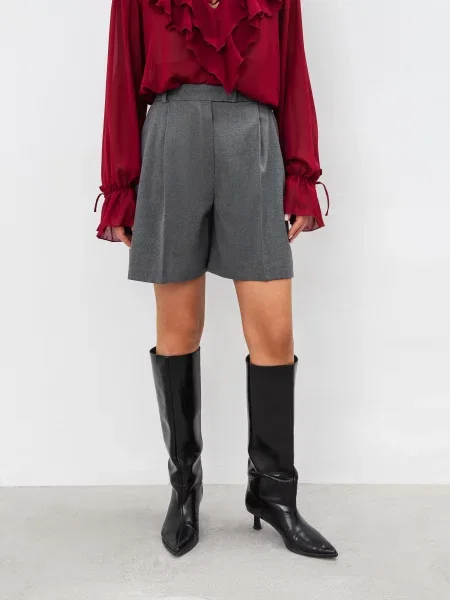 Шорти Romashka Фільтр віскоза/поліестер сірий