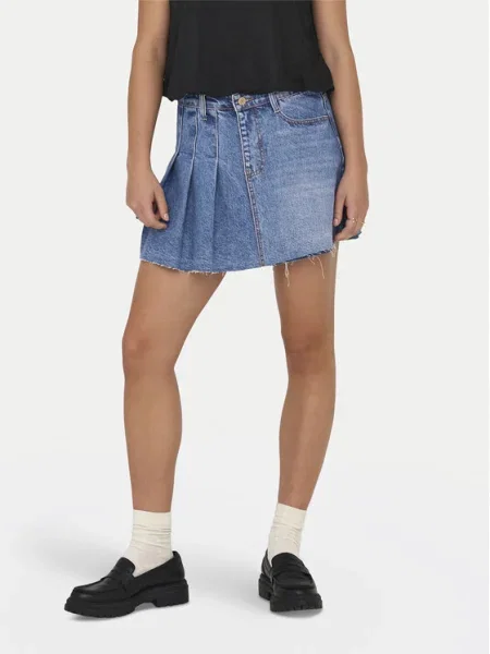 ONLY Fustă de blugi Kadie albastru