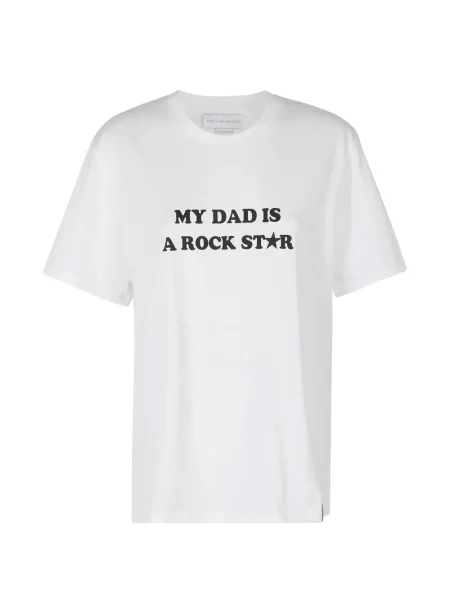 Tricou Stella Mccartney cu imagine cu decolteu rotund alb