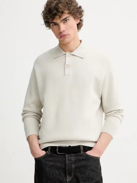 Samsoe Samsoe pulover SANINO light bej