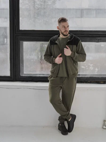 Костюмный спортивный костюм Handy Wear хаки