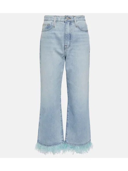 Proste jeansy Frame białe