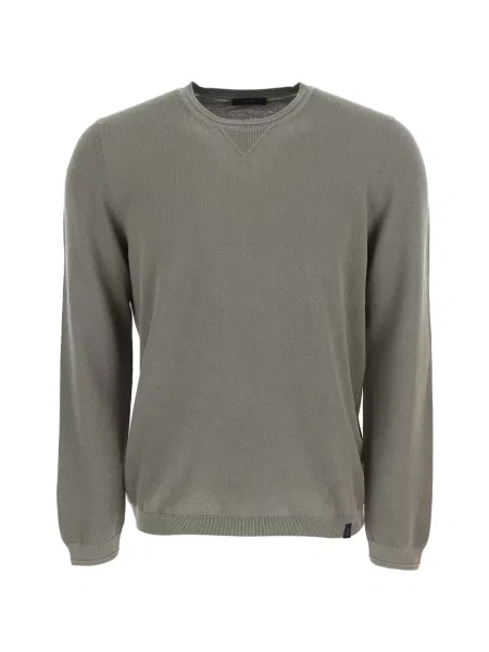 Sweter Fay wełniany zielony