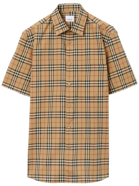 Cămașă în carouri Burberry în carouri