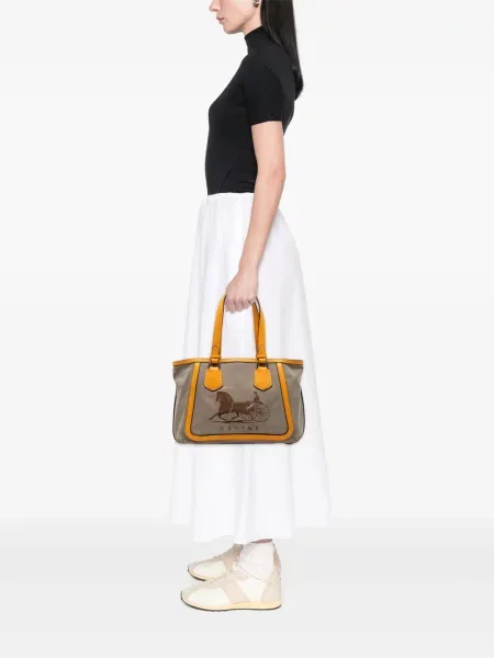 Plátěná kabelka Celine Pre-owned oranžová