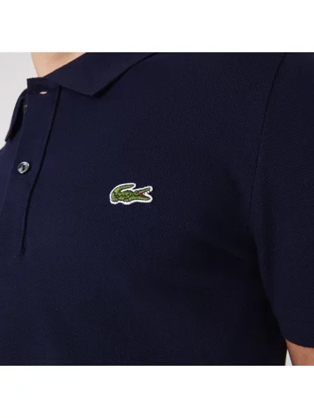 Поло Lacoste синее