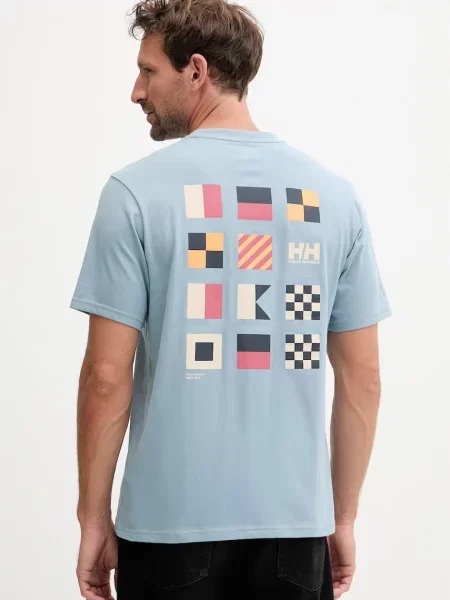 Helly Hansen kratka majica SHORELINE modra