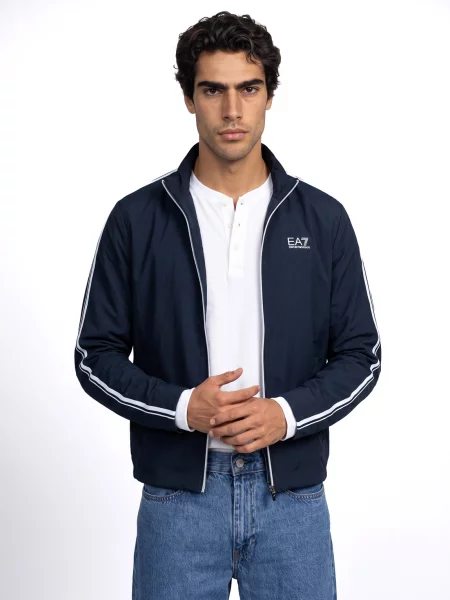 Tenisová bunda Emporio Armani Ea7 modrá