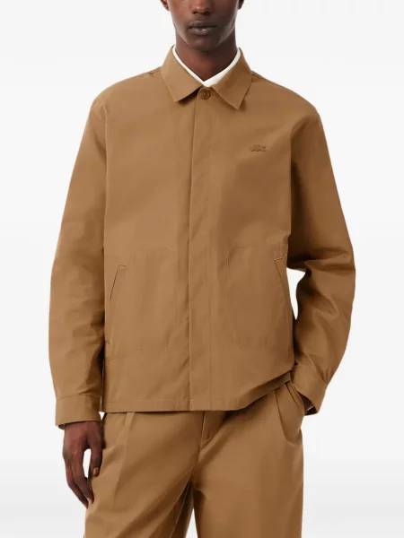 Cămașă Lacoste din țesătură twill